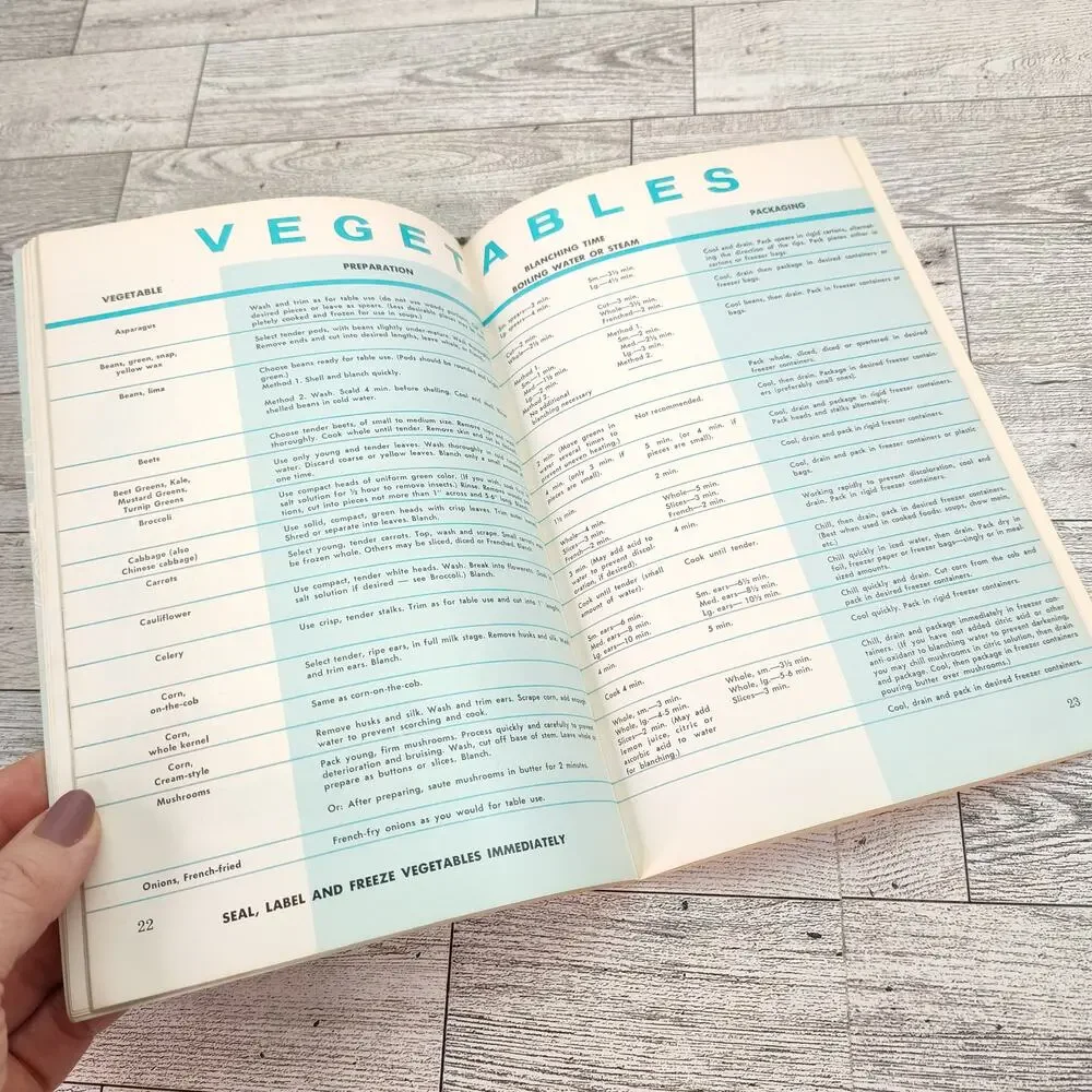 Amana Complete Guide to FOOD FREEZING Cookbook Booklet Retro Cooking Food Storag